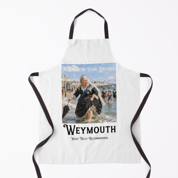 Item preview, Queen Victoria enjoys Weymouth Beach designed and sold by Andrea Kreates.