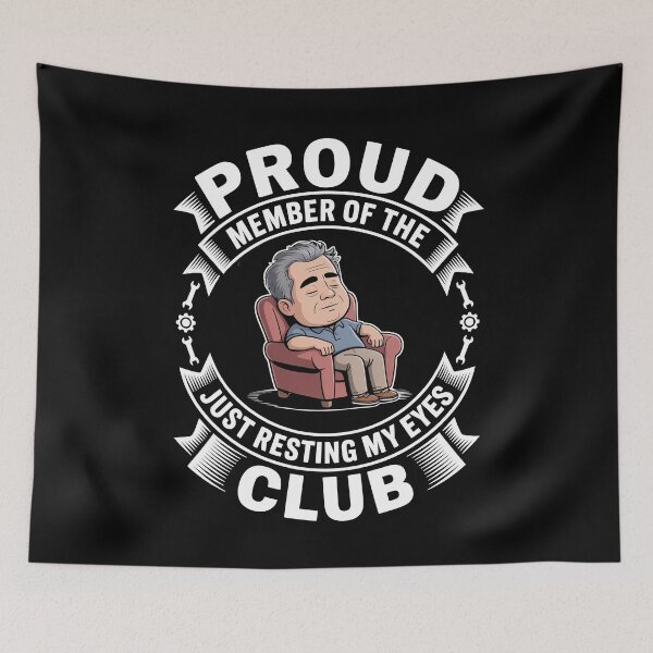 Item preview, Proud Member Of The Just Resting My Eyes Club Dad Gift designed and sold by Say It With Ink.
