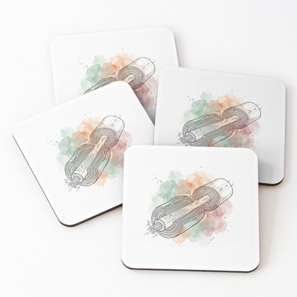 Item preview, Minimalist Watercolor Myelin Sheath Aesthetic designed and sold by DuckOddity.