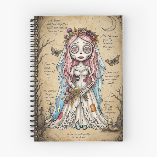 Item preview, The Eternal Bride | Gothic Patchwork Fairytale Art designed and sold by DudasAmiles.