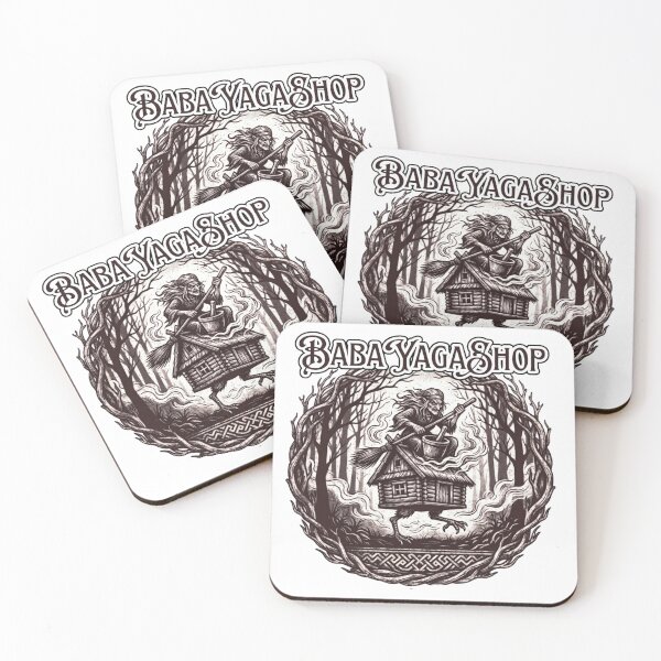 Item preview, Slavic Baba Yaga Folklore Art designed and sold by BabaYagaShop.