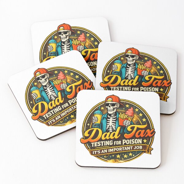 Item preview, Dad Tax Testing For Poison Funny Skeleton Dad Food Tax Graphic Shirt designed and sold by Teetreasure2.