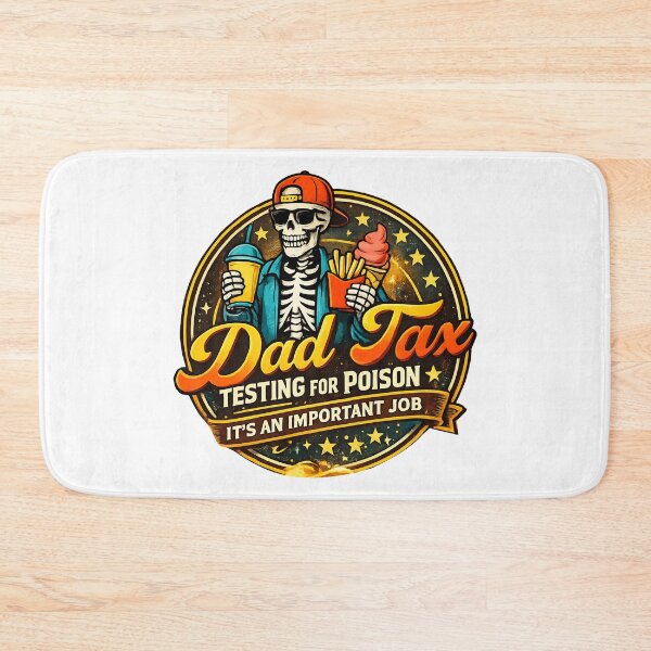 Item preview, Dad Tax Testing For Poison Funny Skeleton Dad Food Tax Graphic Shirt designed and sold by Teetreasure2.