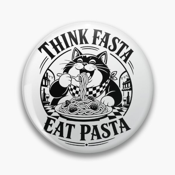 Item preview, Think Fasta Eat Pasta designed and sold by Jandedan.