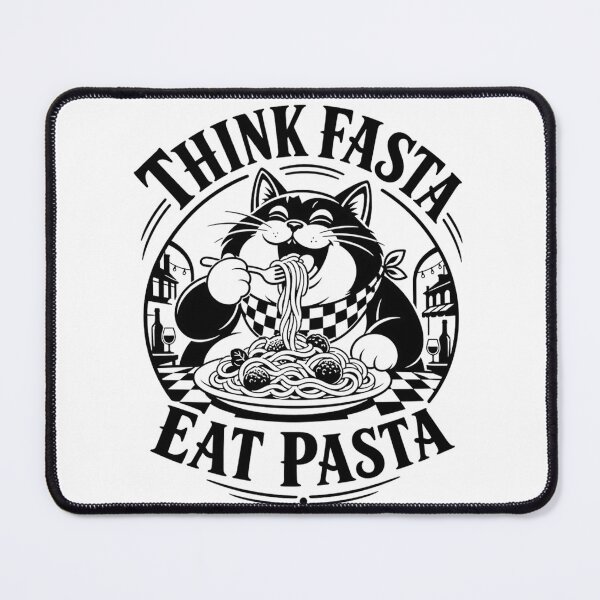 Item preview, Think Fasta Eat Pasta designed and sold by Jandedan.
