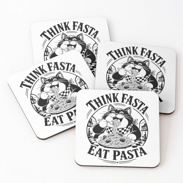 Item preview, Think Fasta Eat Pasta designed and sold by Jandedan.