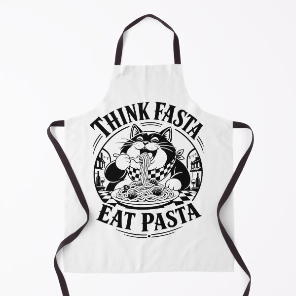 Item preview, Think Fasta Eat Pasta designed and sold by Jandedan.