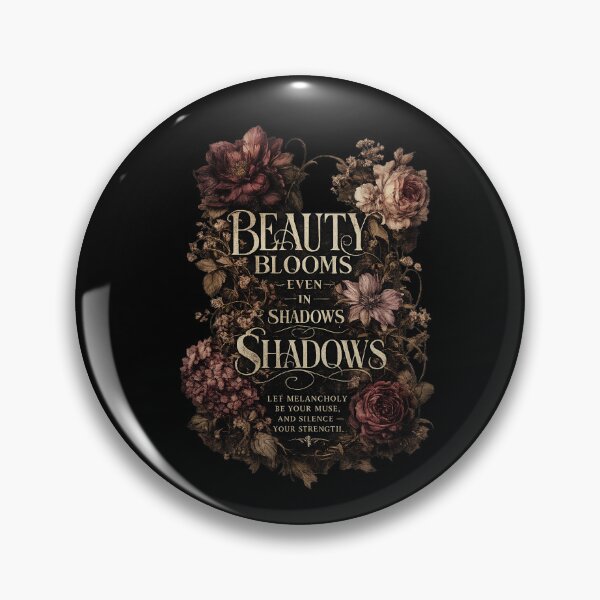 Item preview, Beauty Blooms Even In Shadows Shirt Dark Academia Floral Gothic Tee designed and sold by maxiprom.