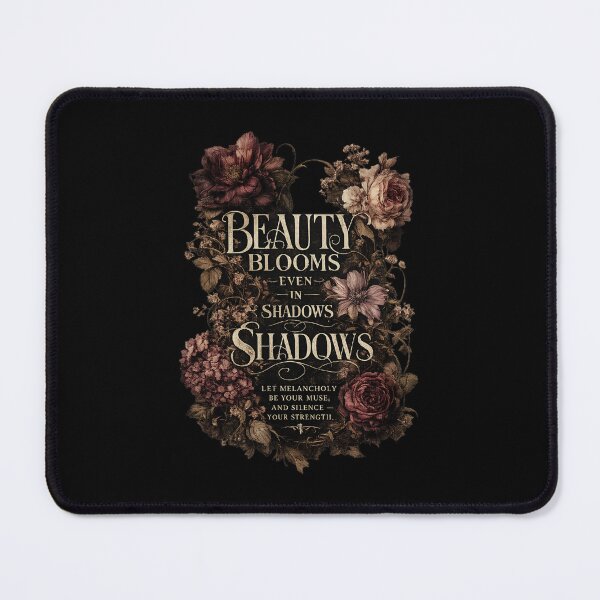 Item preview, Beauty Blooms Even In Shadows Shirt Dark Academia Floral Gothic Tee designed and sold by maxiprom.