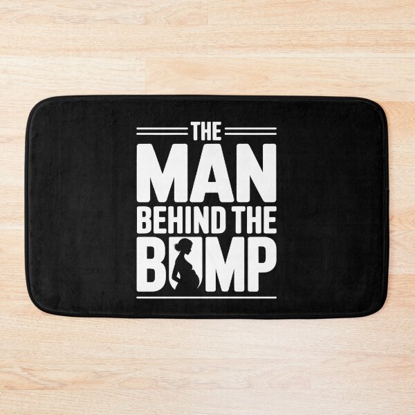 Item preview, The Man Behind The Bump New Dad Pregnancy Announcement designed and sold by Say It With Ink.