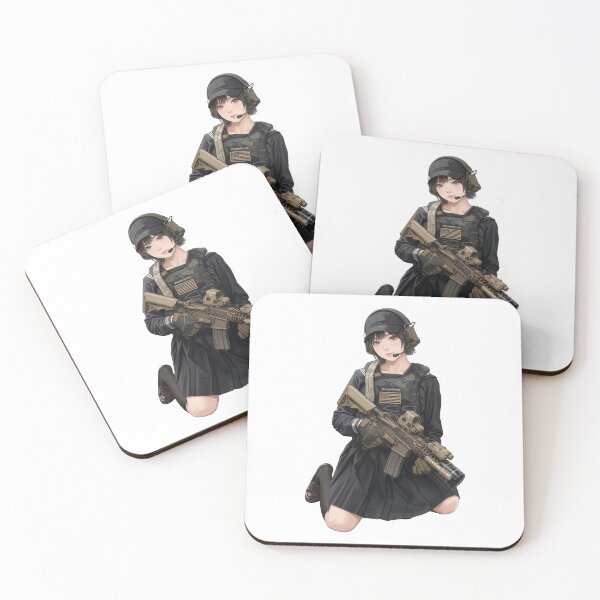 Item preview, Tactical School Girl - Anime Special Ops designed and sold by RAWLIFEGRAPHIC.