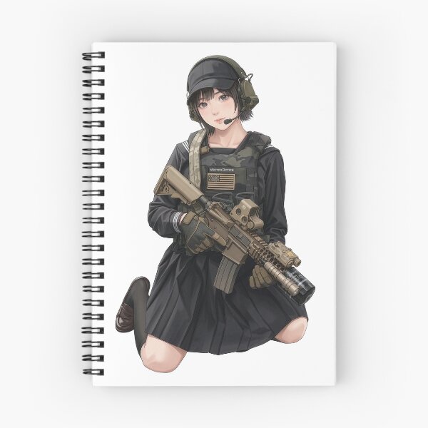 Item preview, Tactical School Girl - Anime Special Ops designed and sold by RAWLIFEGRAPHIC.