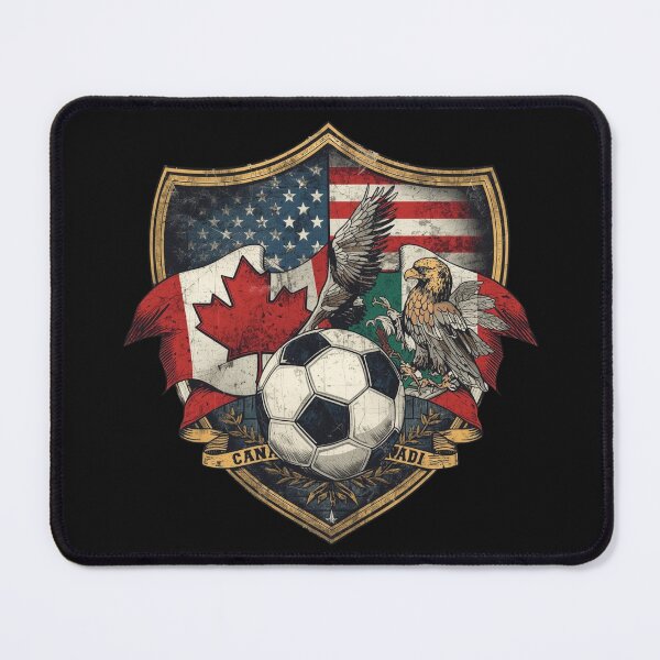 Item preview, Vintage Tri-Nation Soccer Crest designed and sold by Zakrytos ★★★★★.
