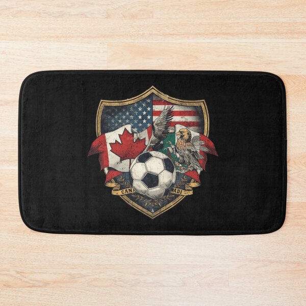 Item preview, Vintage Tri-Nation Soccer Crest designed and sold by Zakrytos ★★★★★.