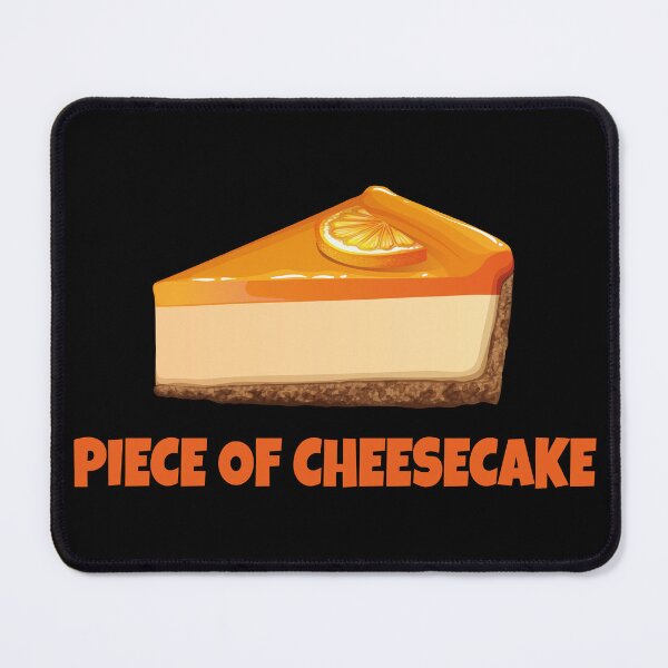 Item preview, Piece of Cheesecake Funny Dessert Pun – Cute Cheesecake Illustration designed and sold by WordPlayStudio.
