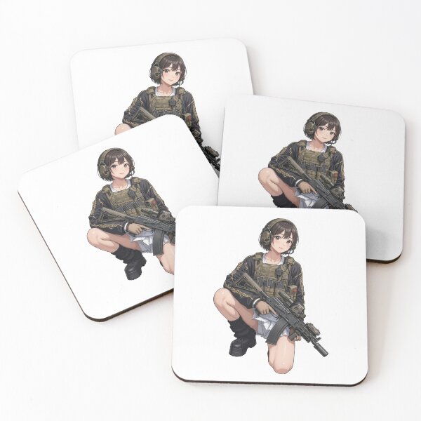 Item preview, Tactical School Girl - Anime Special Ops designed and sold by RAWLIFEGRAPHIC.