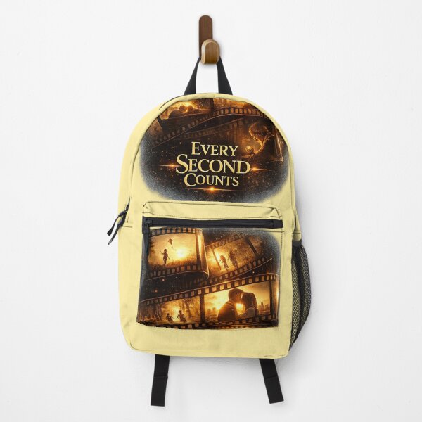 Item preview, Every Second Counts Cinematic Design | Motivational Quote Design designed and sold by Velora Printss.