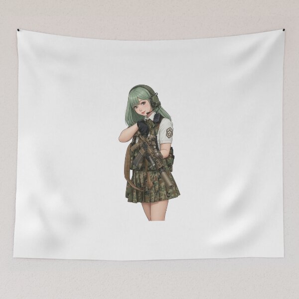 Item preview, Tactical School Girl - Anime Special Ops designed and sold by RAWLIFEGRAPHIC.