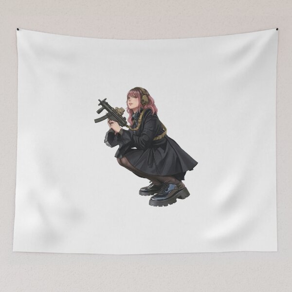 Item preview, Tactical School Girl - Anime Special Ops designed and sold by RAWLIFEGRAPHIC.