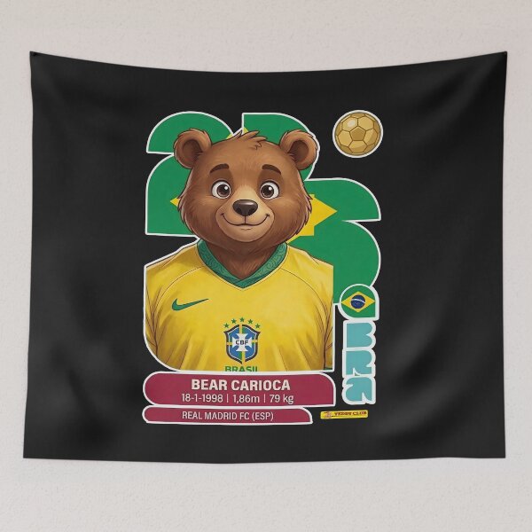 Item preview, Brazil World Cup Carioca Bear designed and sold by TeddybearClub.