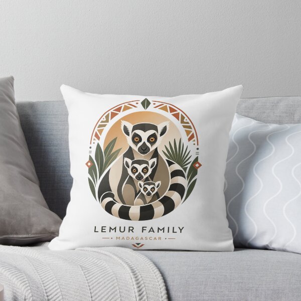 Item preview, Lemur Family — Minimalist Madagascar Vector Logotype designed and sold by Jandedan.
