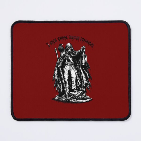 Item preview, Death comes for dishonorable B&W. designed and sold by PortaJohnOperator.