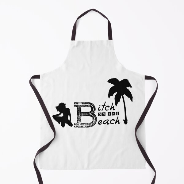 Item preview, Bitch on the Beach Sassy Pin Up Palm Tree Summer Design designed and sold by NewManiaGifts.
