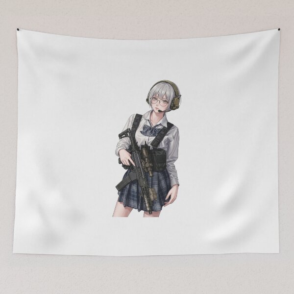 Item preview, Tactical School Girl - Anime Special Ops designed and sold by RAWLIFEGRAPHIC.