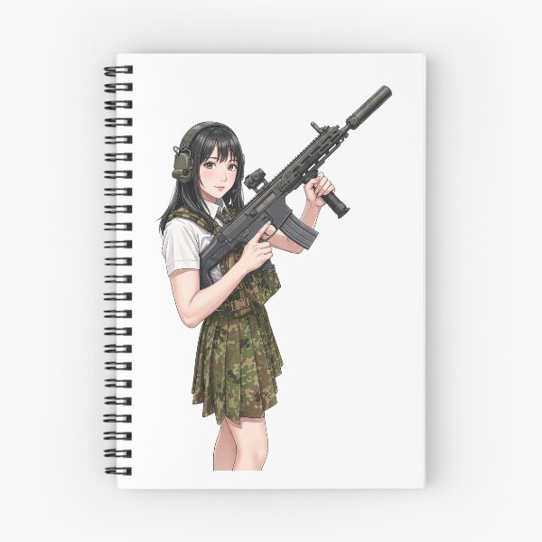 Item preview, Tactical School Girl - Anime Special Ops designed and sold by RAWLIFEGRAPHIC.