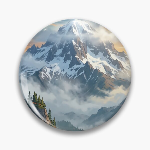 Item preview, Lassen Volcanic National Park Misty Mountain designed and sold by SpiriTravels.