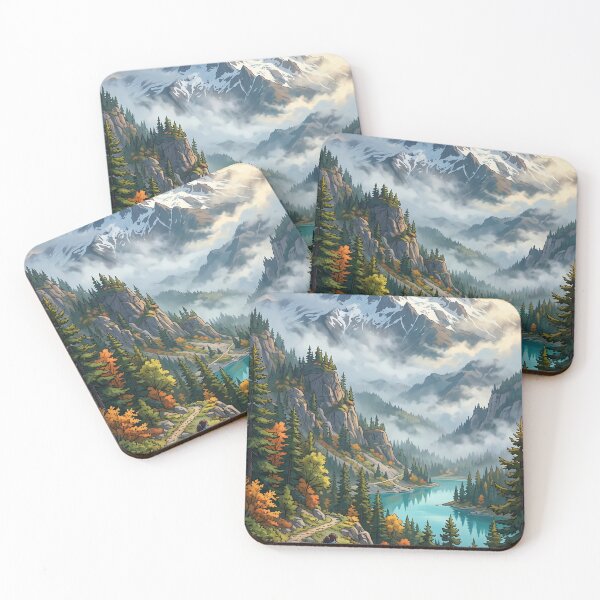 Item preview, Lassen Volcanic National Park Misty Mountain designed and sold by SpiriTravels.