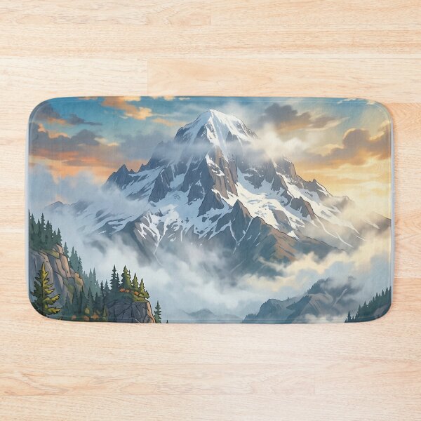 Item preview, Lassen Volcanic National Park Misty Mountain designed and sold by SpiriTravels.