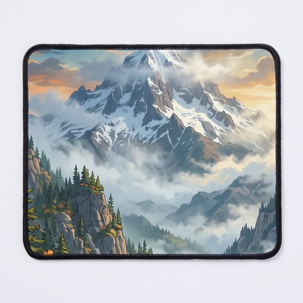 Item preview, Lassen Volcanic National Park Misty Mountain designed and sold by SpiriTravels.