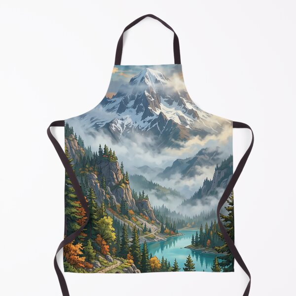 Item preview, Lassen Volcanic National Park Misty Mountain designed and sold by SpiriTravels.