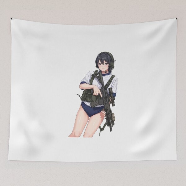 Item preview, Tactical School Girl - Anime Special Ops designed and sold by RAWLIFEGRAPHIC.