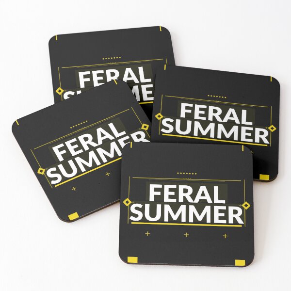 Item preview, Feral Summer Shirt | Funny Summer Vibes Tee for Wild Outdoor Lovers designed and sold by Daily Mood Tees.