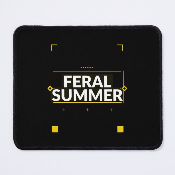 Item preview, Feral Summer Shirt | Funny Summer Vibes Tee for Wild Outdoor Lovers designed and sold by Daily Mood Tees.