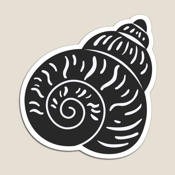 Item preview, Minimalist Linework Nautilus Shell Illustration designed and sold by BetweenForms.