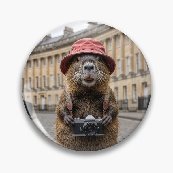 Item preview, Nutria Visits Bath's Royal Crescent in England designed and sold by Tridentulus.