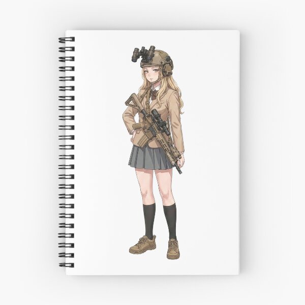 Item preview, Tactical School Girl - Anime Special Ops designed and sold by RAWLIFEGRAPHIC.
