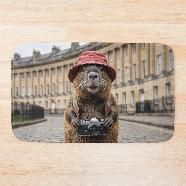 Item preview, Nutria Visits Bath's Royal Crescent in England designed and sold by Tridentulus.
