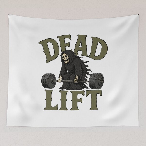 Item preview, Dead Lift Funny Grim Reaper Weight Lifting designed and sold by Region.