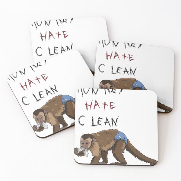Item preview, Monkey Hate Clean designed and sold by dustyboy99.