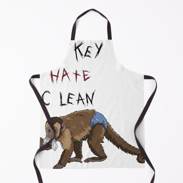 Item preview, Monkey Hate Clean designed and sold by dustyboy99.