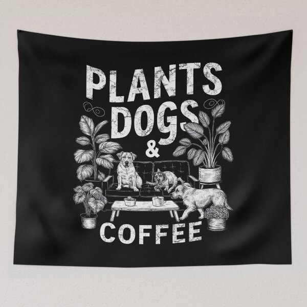 Item preview, Plants Dogs Coffee designed and sold by SiarheiYur.
