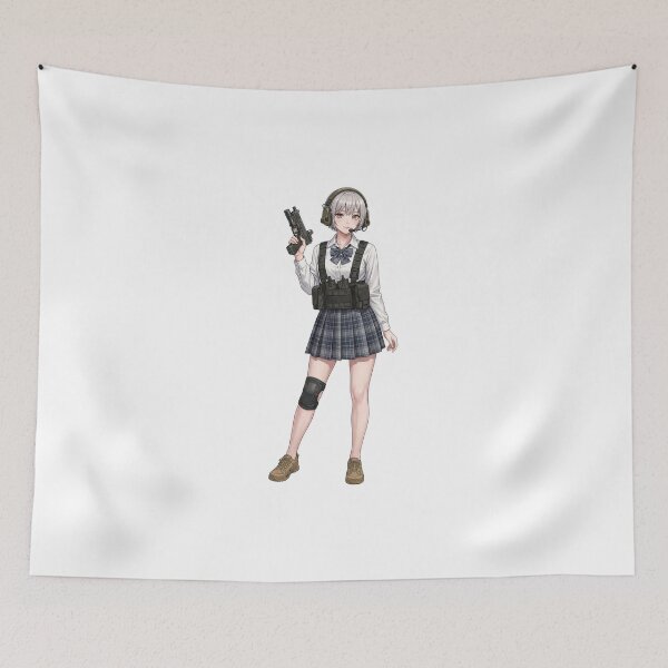 Item preview, Tactical School Girl - Anime Special Ops designed and sold by RAWLIFEGRAPHIC.
