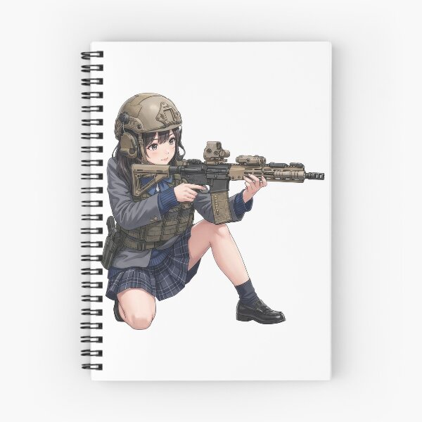 Item preview, Tactical School Girl - Anime Special Ops designed and sold by RAWLIFEGRAPHIC.
