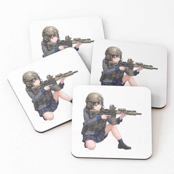 Item preview, Tactical School Girl - Anime Special Ops designed and sold by RAWLIFEGRAPHIC.