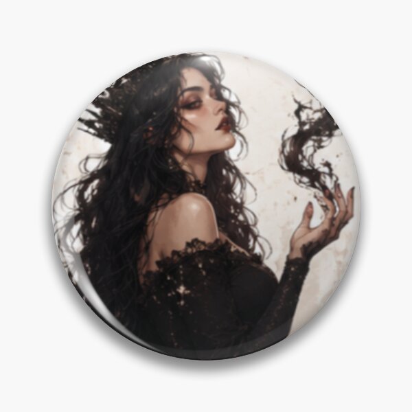 Item preview, Witchcore Aesthetic Girl Sticker | Dark Feminine Magical Witch Design designed and sold by AeraArts.