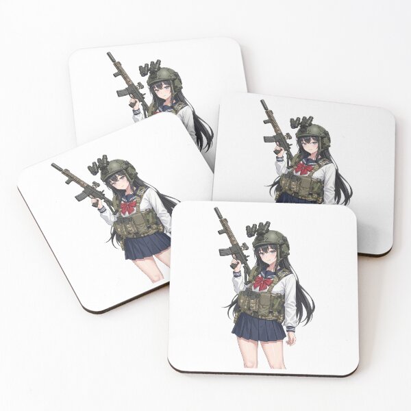 Item preview, Tactical School Girl - Anime Special Ops designed and sold by RAWLIFEGRAPHIC.